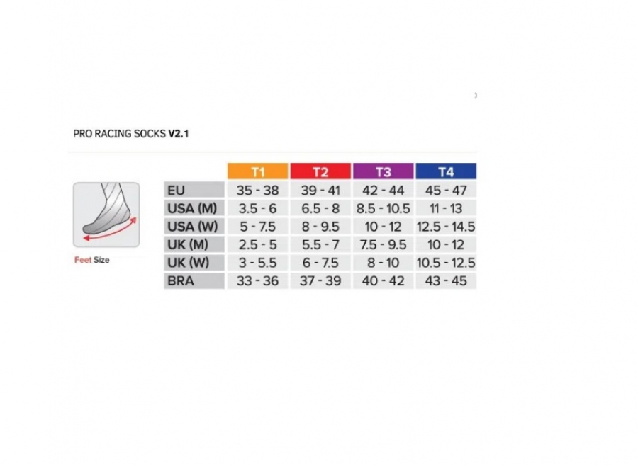 Meia de Corrida Compressport Compressão Training 3d Dots Socks